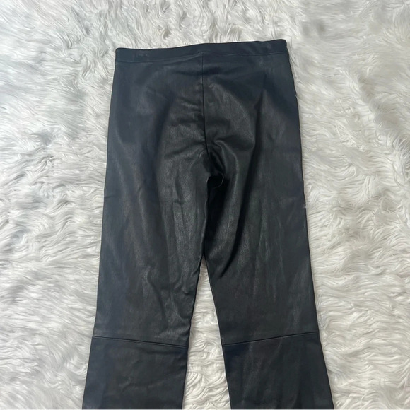 NWOT Theory Adbelle L2 Bristol Leather Leggings Black Luxury Designer Women’s 6 - Picture 11 of 12